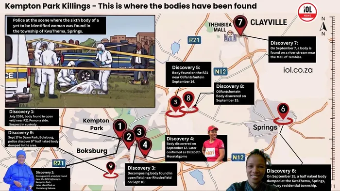 Police investigation coverage, courtesy of IOL